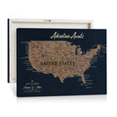 Blue Custom USA Push Pin Travel Map Canvas for Trip Tracker by MyGreatCanvas | Canvas Wall Art Prints | Photo Prints & Wall Decor