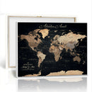 Personalized World Map Push Pin Travel Tracking Canvas for Travel Tracking by MyGreatCanvas | Canvas Wall Art Prints | Photo Prints & Wall Decor