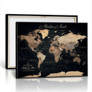 Personalized World Map Push Pin Travel Tracking Canvas for Travel Tracking by MyGreatCanvas | Canvas Wall Art Prints | Photo Prints & Wall Decor