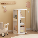 360° Rotating Kids Bookshelf with Chalkboard