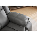 Recliner Chair With Vibration And Heating - Gray by HouseOfZazla
