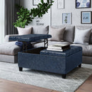Harrison - Upholstered Coffee Table Storage Ottoman by HouseOfZazla