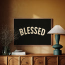 Blessed Minimalist Arch Text Print