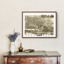 Vintage Map of Muskegon, Michigan 1889