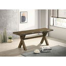 Knotty - Dining Bench - Brown by HouseOfZazla