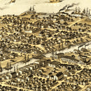 Vintage Map of Port Huron, Michigan 1867