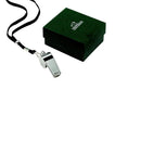 Stainless Steel Coach's Whistle with Lanyard by creativegiftsdirect
