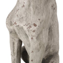 MGO Outdoor Dog Statue, Antique White by HouseOfZazla