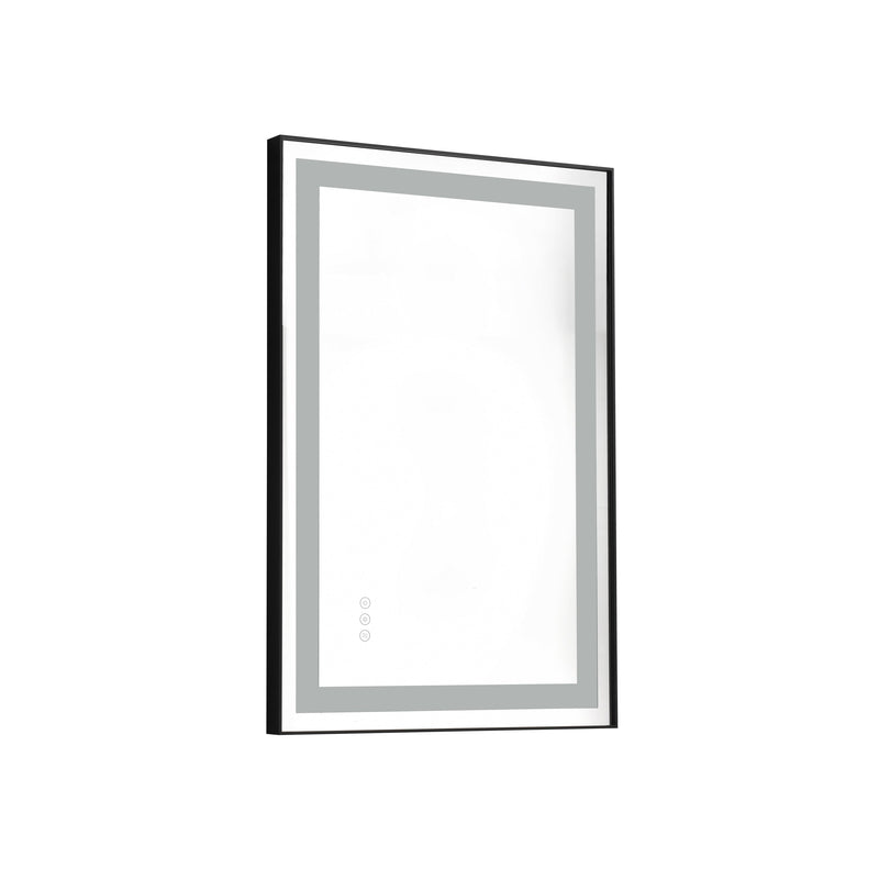36x24 LED Lighted Bathroom Wall Mounted Mirror with High Lumen+Anti-Fog Separately Control