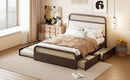 Platform Bed With Trundle And 2 Drawers by HouseOfZazla