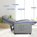 Recliner Sofa Wingback Chair with Massage Function