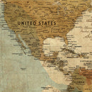 Personalized Custom World Map Wall Art Print – Add Your