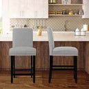 25 Inch Kitchen Chairs w/ Rubber Wood Legs by LJGDeals