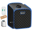2L Portable Folding Steam Sauna Spa-Black by LJGDeals