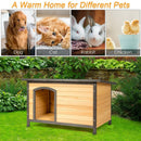 Wood Extreme Weather Resistant Pet Log Cabin by LJGDeals