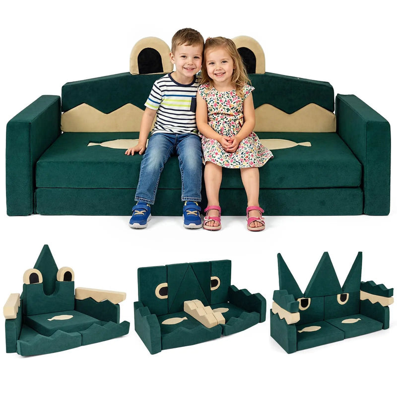 17 Pieces Modular Kids Play Couch for Inspiring Creativity, photo 4 of 8