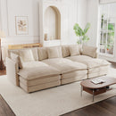 Comfortable Deep Seat Reversible Modular 3 Seater Sectional Sofa
