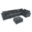 U_Style 120.8" Extra Large Modular Sectional Sofa