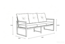 Oversized Steel Outdoor Conversation Set by HouseOfZazla