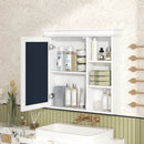 Wall Mounted Bathroom Medicine Cabinet With Mirror And Adjustable Storage With Soft Close Hinges by Unique Piece Furniture