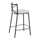 Modern Charlotte - Contemporary Fixed Height Counter Stool (Set of 2) by HouseOfZazla
