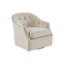 Calvin - Swivel Chair With 360 Degree Rotation - Beige by HouseOfZazla