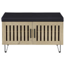 Clackamas - 2 Door Storage Bench With Padded Seat