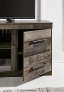 Derekson - LG TV Stand w/Fireplace Option - Multi Gray by Unique Piece Furniture