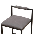 Elegant Bar Stool Set With Backrest And Footrest, Counter Height (Set of 2) by HouseOfZazla