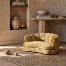 Halle 35.5" Rolled Arm Channel-Tufted Dog Sofa Bed