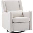 29.5'' Wide Wingback Swivel Rocker Recliner Chair, Glider Rocker Recliner, Rocking Chair Nursery for Living Room Bedroom Apartment,Linen,Beige