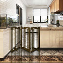 Yescom 3-Panel Folding Wood Pet Gate Crate Baby Barrier 60x36in