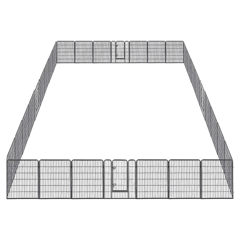 Yescom Heavy Duty Dog Playpen 40" Tall 32-Panel Puppy Pen Metal