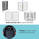 Yescom Heavy Duty Dog Playpen 48" Tall 32-Panel Puppy Pen Metal