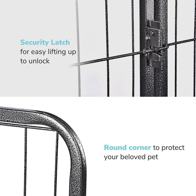 Yescom Heavy Duty Dog Playpen 48" Tall 8-Panel Puppy Pen Metal