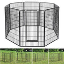 Yescom Heavy Duty Dog Playpen 48" Tall 32-Panel Puppy Pen Metal