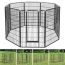 Yescom Heavy Duty Dog Playpen 48" Tall 16-Panel Puppy Pen Metal