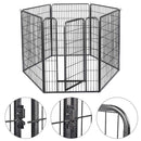 Yescom Heavy Duty Dog Playpen 48" Tall 24-Panel Puppy Pen Metal