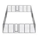 Yescom Heavy Duty Dog Playpen 48" Tall 24-Panel Puppy Pen Metal