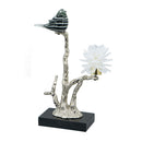 Aluminum Candle Holder With Marble Stand by HouseOfZazla