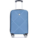 2Piece Luggage Sets ABS Lightweight Suitcase, Spinner Wheels, (20/14) BLUE