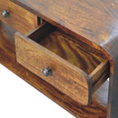 Aspen - Slim Media Unit - Dark Brown by Unique Piece Furniture