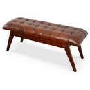 Maja - Bench - Cognac / Dark Brown by HouseOfZazla
