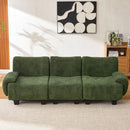 3 Seater Sofa Couch With Curved Armrests by HouseOfZazla