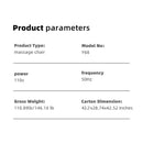 Massage Chair,Full Body Zero Gravity Recliner , Hip Heating, Foot Massage and Air Massage System for Home Office, for mom/dad (Black)