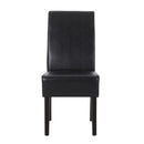 Contemporary Dining Chair With Rubberwood Legs (Set of 2)