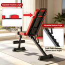 Multi-Functional Weight Bench with Pulley System and Adjustable Backrest