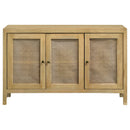 Ashton - 3 Door Accent Cabinet - Natural