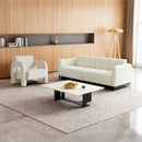 Modern Velvet Fabric Accent Chair