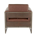 Drift - Industrial Lounge Chair - Espresso by HouseOfZazla